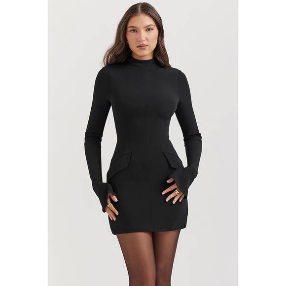 House of CB Mahalia Mini Dress in Black, Sz S - Picture 2 of 11